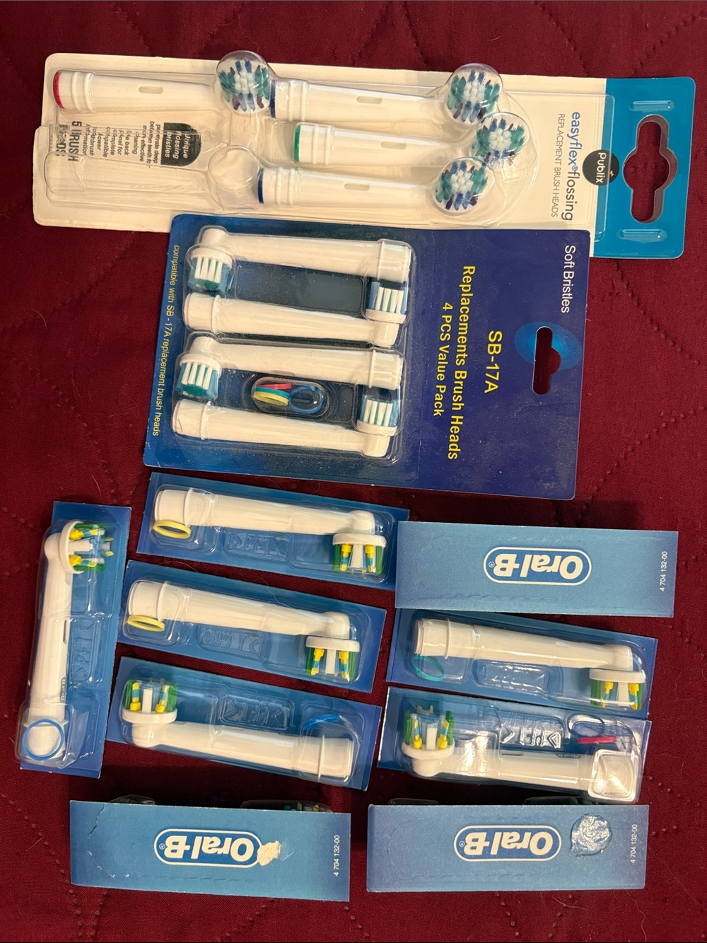 17 Oral B Electric Toothbrush Replacement Brush Heads - White